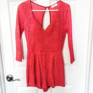 Henrigirl Eyelet Lace Romper